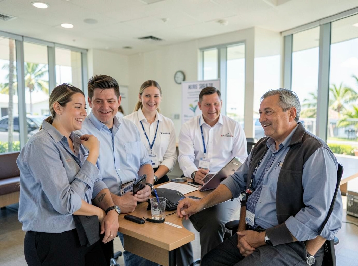 The AA Travel Assistance team at work in Miami